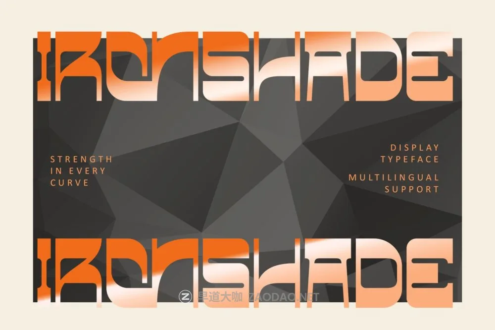 优雅品牌海报包装徽标设计衬线英文字体安装包 Ironshade插图 优雅品牌海报包装徽标设计衬线英文字体安装包 Ironshade插图