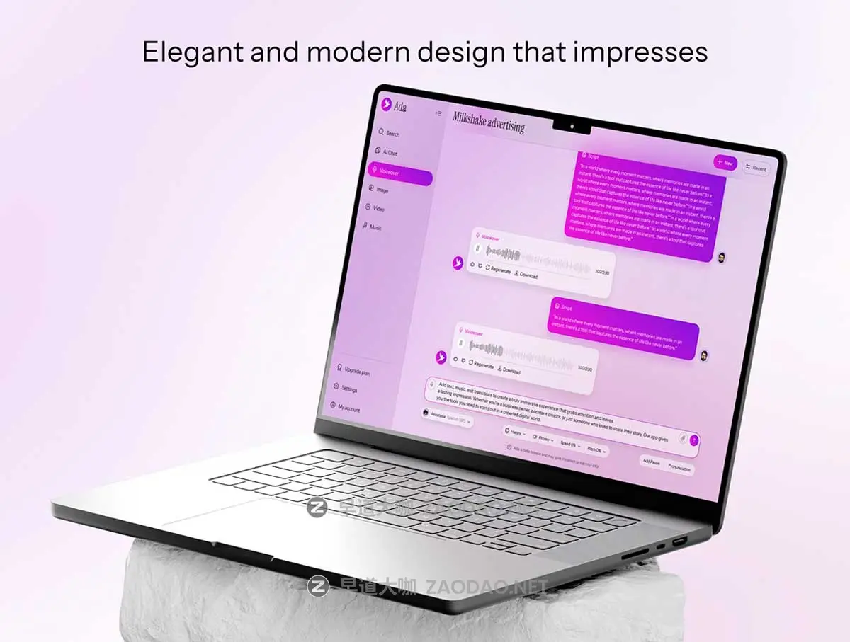 84屏响应式AI智能搜索图像图片视频生成器网站WEB UI界面设计Figma模板套件 Ada UI Kit插图7 84屏响应式AI智能搜索图像图片视频生成器网站WEB UI界面设计Figma模板套件 Ada UI Kit插图7