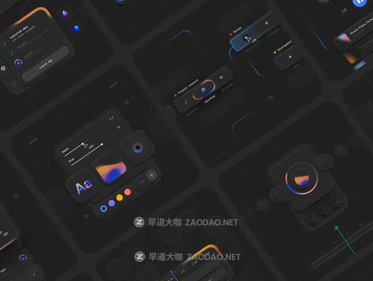 高级双配色金融科技社交交友聊天APP UI卡片小工具设计Figma格式素材 Bento Pro: Multipurpose 2.0插图7 高级双配色金融科技社交交友聊天APP UI卡片小工具设计Figma格式素材 Bento Pro: Multipurpose 2.0插图7