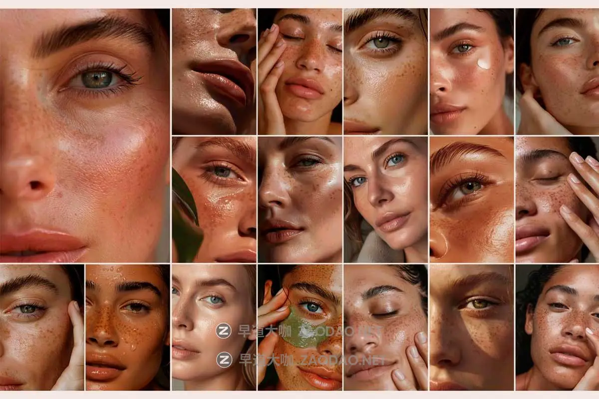 100张4K高清欧美国外雀斑女性脸部皮肤特写照片JPG格式图片设计素材 Authentic Beauty — 100 Stock Photos插图12 100张4K高清欧美国外雀斑女性脸部皮肤特写照片JPG格式图片设计素材 Authentic Beauty — 100 Stock Photos插图12