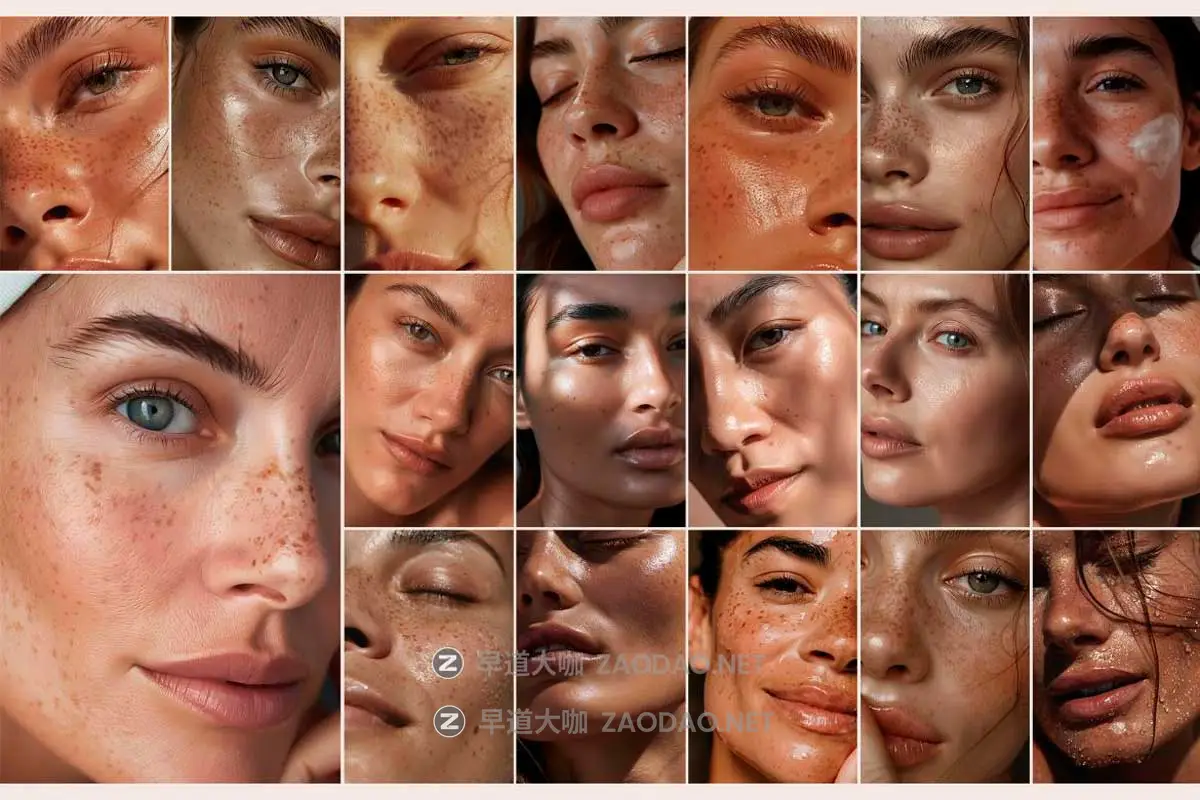100张4K高清欧美国外雀斑女性脸部皮肤特写照片JPG格式图片设计素材 Authentic Beauty — 100 Stock Photos插图3 100张4K高清欧美国外雀斑女性脸部皮肤特写照片JPG格式图片设计素材 Authentic Beauty — 100 Stock Photos插图3
