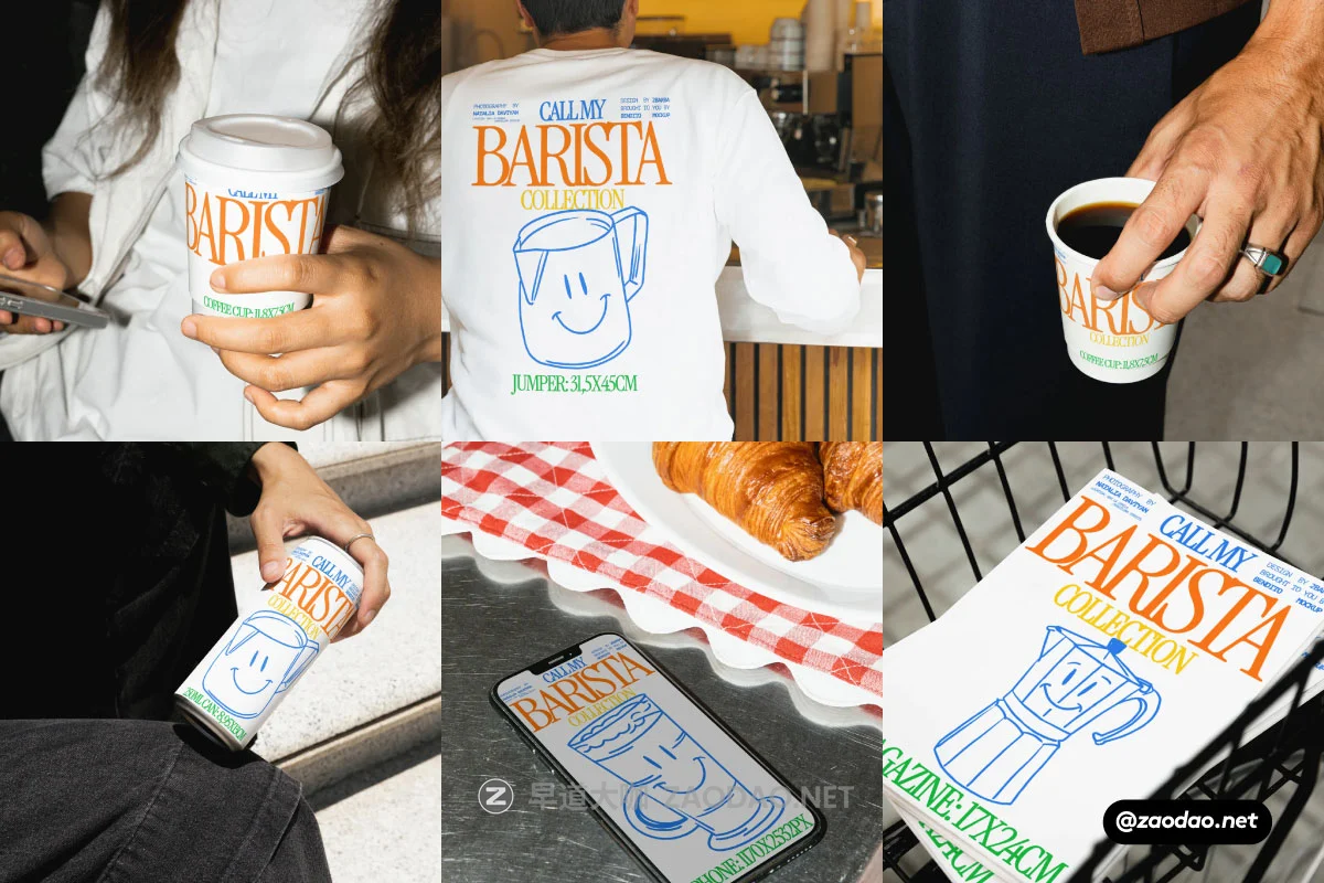6款国外风咖啡VI品牌设计纸杯海报易拉罐T恤iPhone手机海报PS展示贴图样机模板 Bendito Mockup – Call My Barista Coffee Mockup Vol 1插图 6款国外风咖啡VI品牌设计纸杯海报易拉罐T恤iPhone手机海报PS展示贴图样机模板 Bendito Mockup – Call My Barista Coffee Mockup Vol 1插图