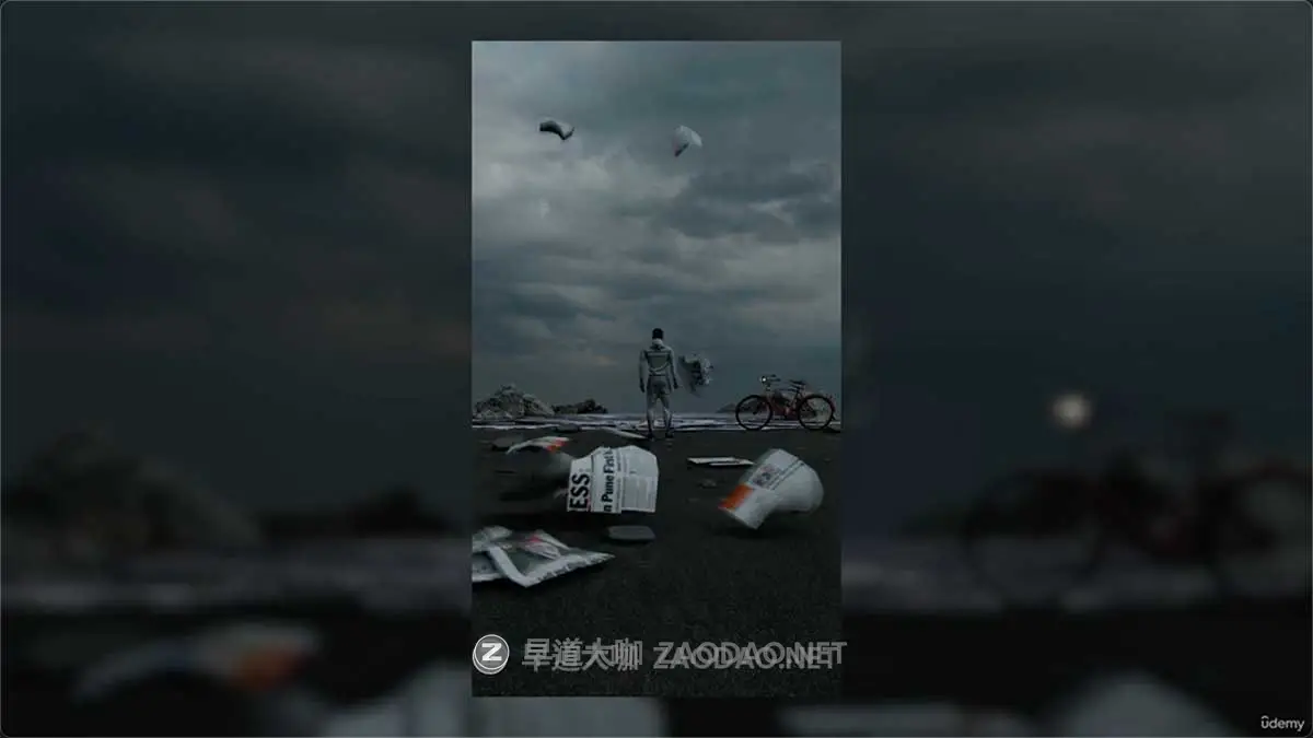 Blender/AE创建电影大片环境特效视频教程 中英文字幕 Blender 3D: Create Easy Environment插图2 Blender/AE创建电影大片环境特效视频教程 中英文字幕 Blender 3D: Create Easy Environment插图2