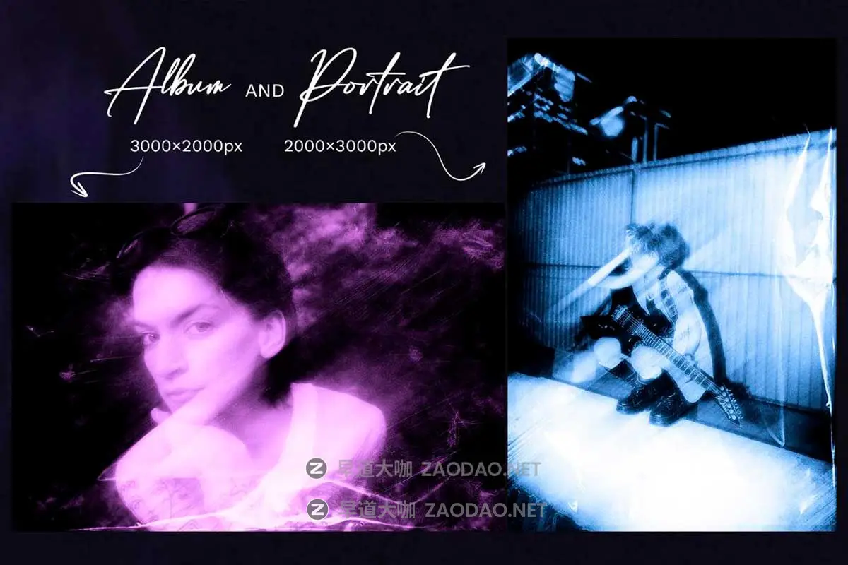 潮流动感模糊划痕做旧前卫颗粒燥点照片效果PS特效滤镜插件样机 Blurred Photo Effect插图3 潮流动感模糊划痕做旧前卫颗粒燥点照片效果PS特效滤镜插件样机 Blurred Photo Effect插图3