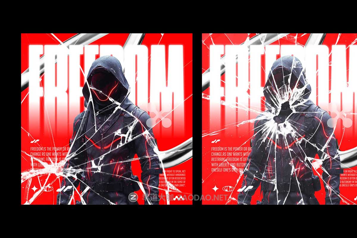 20款真实粗糙玻璃破碎碎片前卫新潮背景纹理图片设计素材 Broken Glass Textures插图2