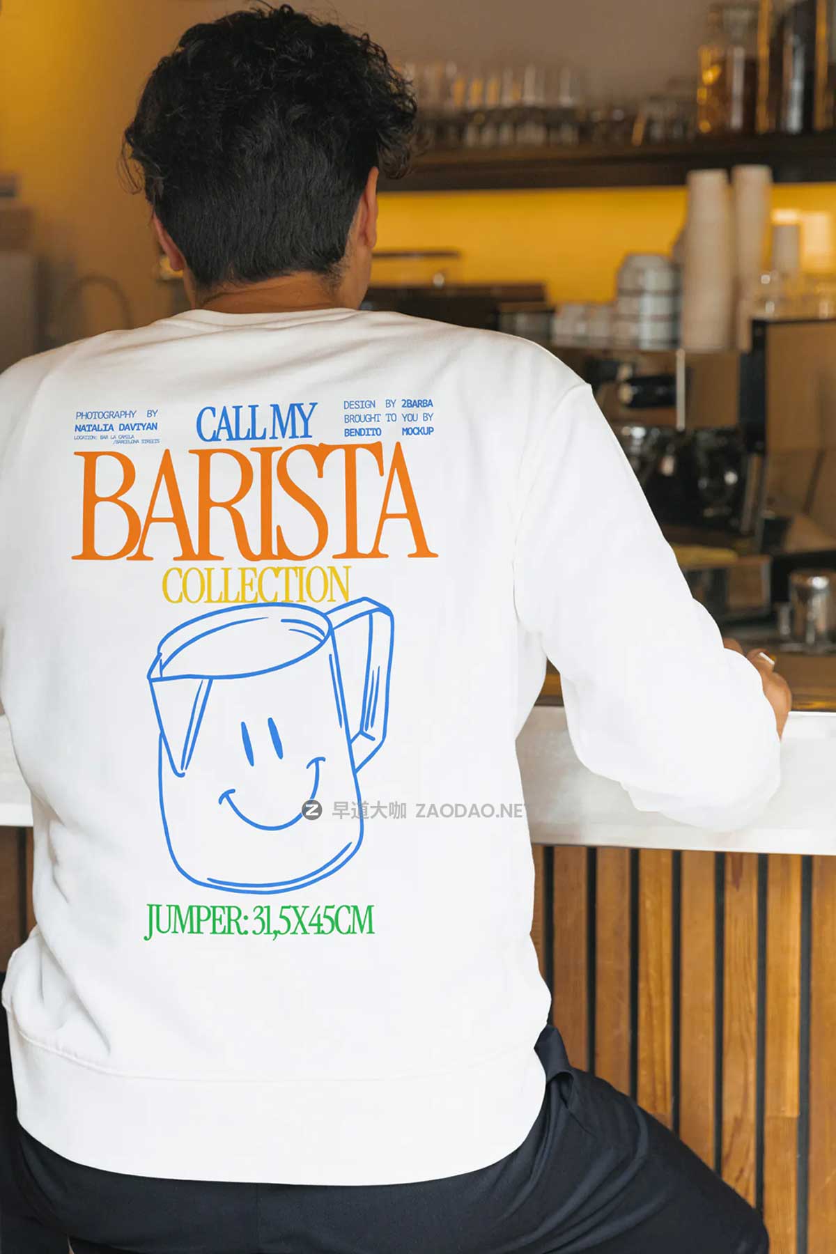 6款国外风咖啡VI品牌设计纸杯海报易拉罐T恤iPhone手机海报PS展示贴图样机模板 Bendito Mockup – Call My Barista Coffee Mockup Vol 1插图2