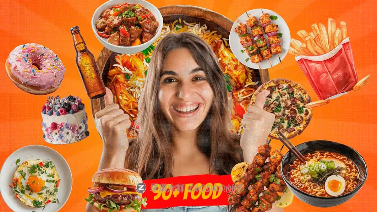 Fcpx插件 2000+组复古拼贴艺术食物动物人物雕像建筑景点潮流剪切画元素定格动画素材 Cutout Craft For Fcpx插图3 Fcpx插件 2000+组复古拼贴艺术食物动物人物雕像建筑景点潮流剪切画元素定格动画素材 Cutout Craft For Fcpx插图3