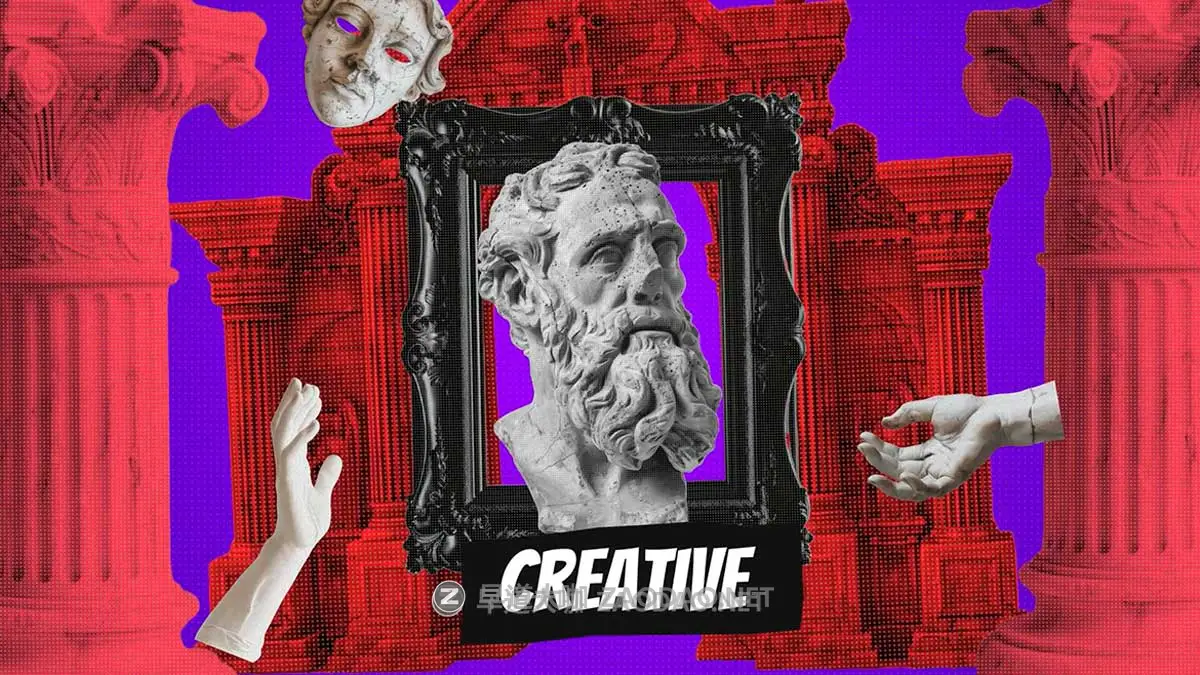 Fcpx插件 2000+组复古拼贴艺术食物动物人物雕像建筑景点潮流剪切画元素定格动画素材 Cutout Craft For Fcpx插图7 Fcpx插件 2000+组复古拼贴艺术食物动物人物雕像建筑景点潮流剪切画元素定格动画素材 Cutout Craft For Fcpx插图7