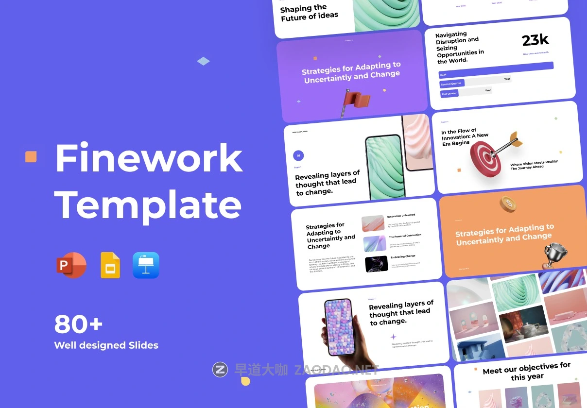 80+页现代时尚设计师作品集简历策划提案演示文稿设计PPT/Keynote模板素材 Finework Template插图 80+页现代时尚设计师作品集简历策划提案演示文稿设计PPT/Keynote模板素材 Finework Template插图