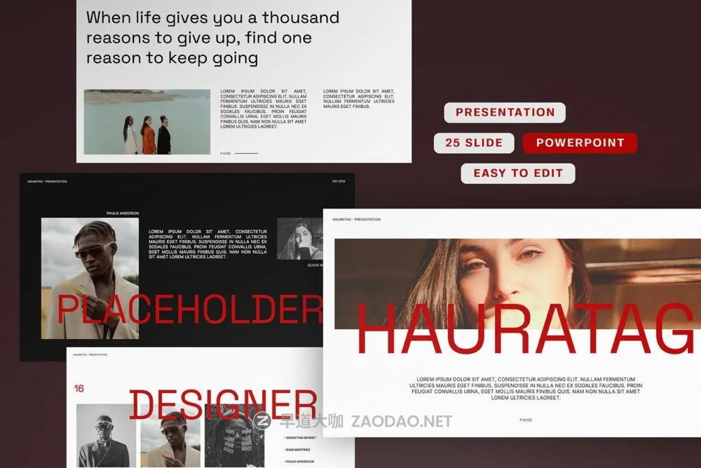 现代优雅品牌营销策划演示文稿设计ppt模版 Hauratag Powerpoint Presentation插图 现代优雅品牌营销策划演示文稿设计ppt模版 Hauratag Powerpoint Presentation插图