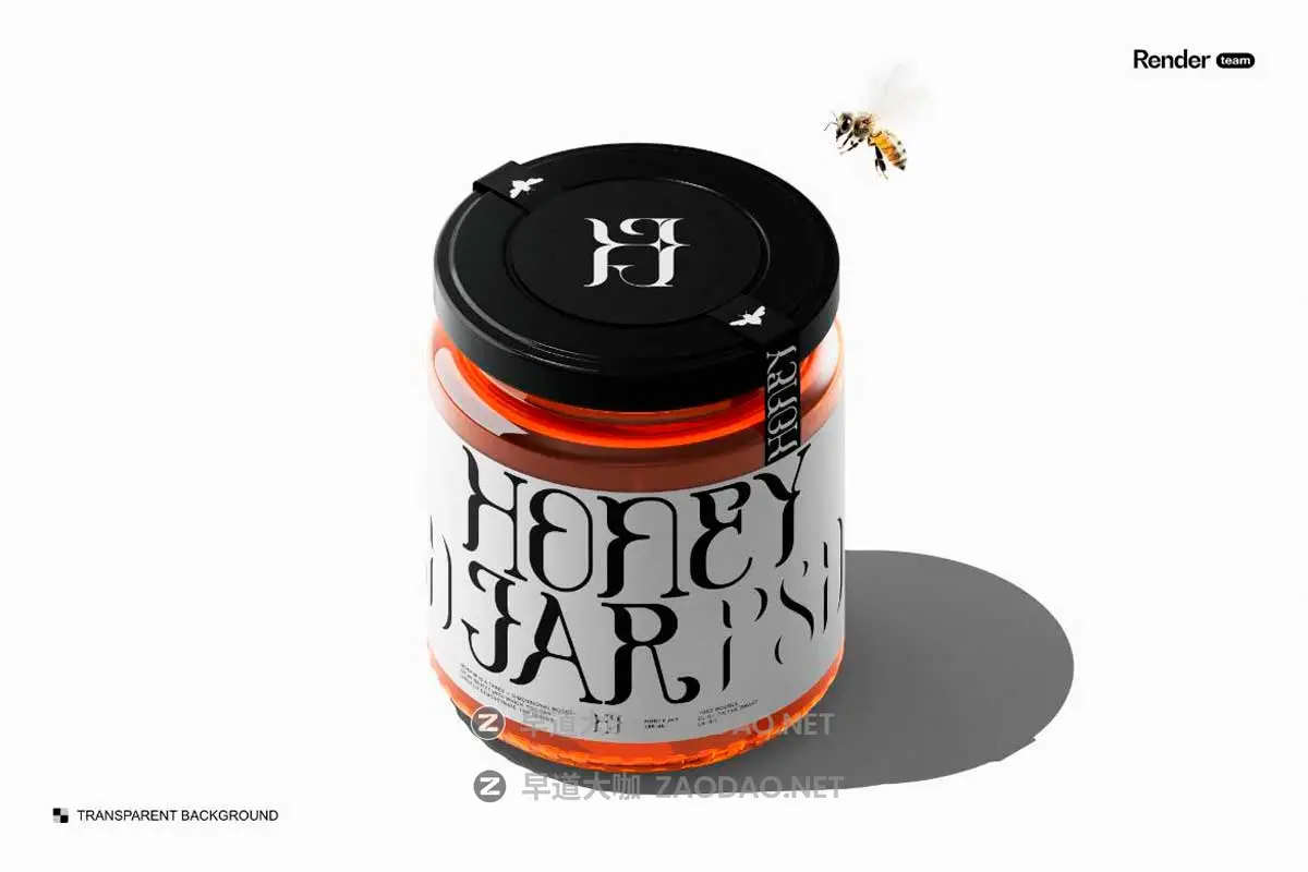 7款时尚透明蜂蜜果酱玻璃瓶包装瓶贴纸设计展示效果图PS贴图样机模板 Honey Jar Mockup Set插图1 7款时尚透明蜂蜜果酱玻璃瓶包装瓶贴纸设计展示效果图PS贴图样机模板 Honey Jar Mockup Set插图1