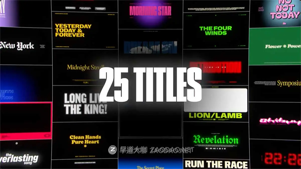 达芬奇/AE/PR模板 风格化电影大片海报标题动画特效素材 Human Video Co – POPCORN TITLES插图2 达芬奇/AE/PR模板 风格化电影大片海报标题动画特效素材 Human Video Co – POPCORN TITLES插图2