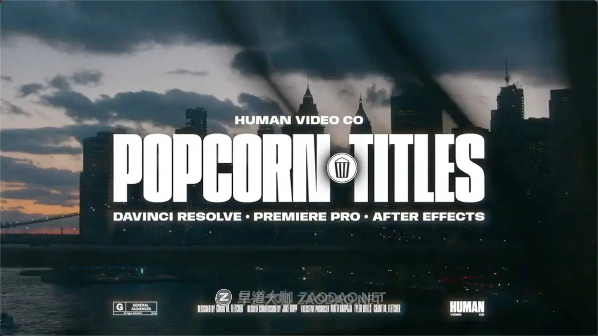 达芬奇/AE/PR模板 风格化电影大片海报标题动画特效素材 Human Video Co – POPCORN TITLES插图6 达芬奇/AE/PR模板 风格化电影大片海报标题动画特效素材 Human Video Co – POPCORN TITLES插图6