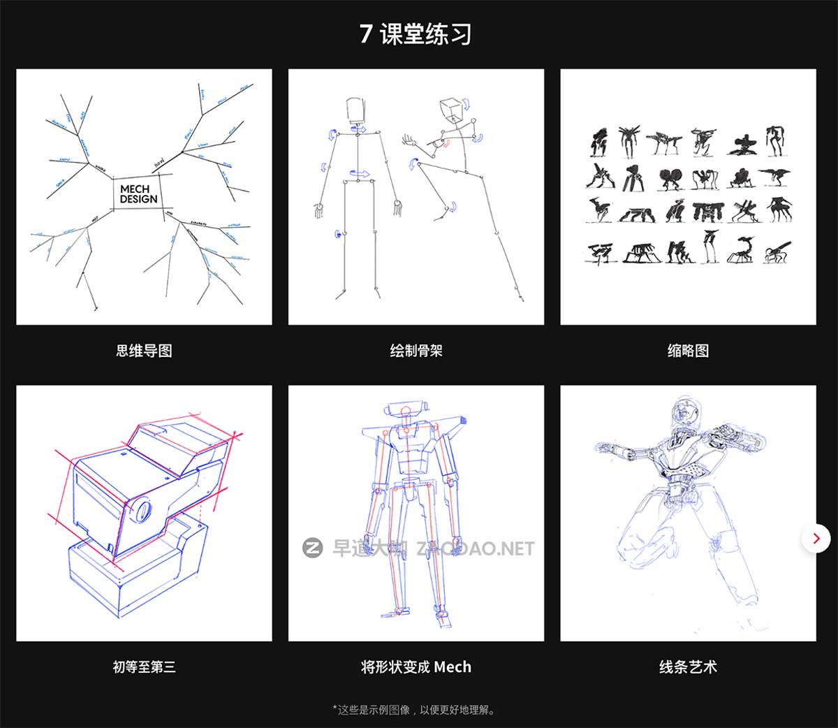 Photoshop/PS卡通科幻机械机甲赛博朋克机器人插画手绘教程 中英文字幕 Intro to Mech Drawing for Sci-Fi Illustration插图2