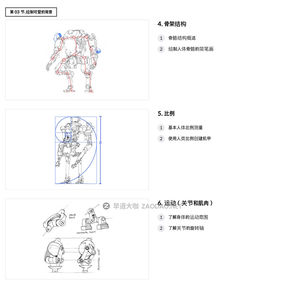 Photoshop/PS卡通科幻机械机甲赛博朋克机器人插画手绘教程 中英文字幕 Intro to Mech Drawing for Sci-Fi Illustration插图6