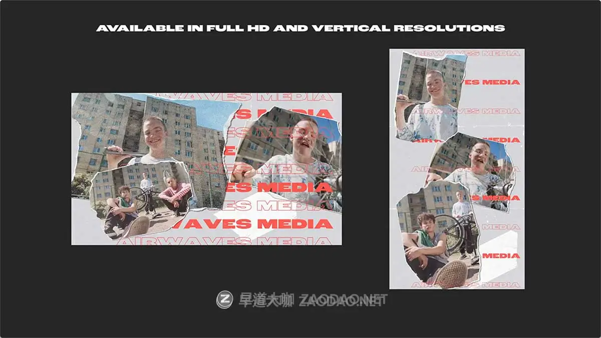 AE模板 嘻哈宝丽来相片纸片拼贴说唱摇滚宣传片开场白视频海报标题动画特效素材包 Komodo – Grunge Urban Intro插图1 AE模板 嘻哈宝丽来相片纸片拼贴说唱摇滚宣传片开场白视频海报标题动画特效素材包 Komodo – Grunge Urban Intro插图1