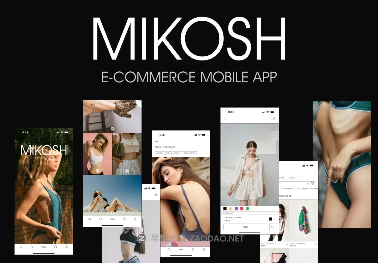 40+屏精美服装在线购买购物电子商务商城APP UI界面设计Figma模板套件 MIKOSH – Fashion E-commerce and Shopping Mobile App插图 40+屏精美服装在线购买购物电子商务商城APP UI界面设计Figma模板套件 MIKOSH – Fashion E-commerce and Shopping Mobile App插图