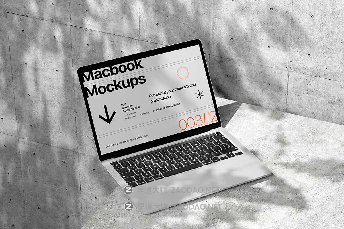 10款混凝土背景阴影UI广告设计苹果电脑MacBook笔记本展示PS贴图样机模板 10 PSD Minimalist MacBook Mockup插图10 10款混凝土背景阴影UI广告设计苹果电脑MacBook笔记本展示PS贴图样机模板 10 PSD Minimalist MacBook Mockup插图10