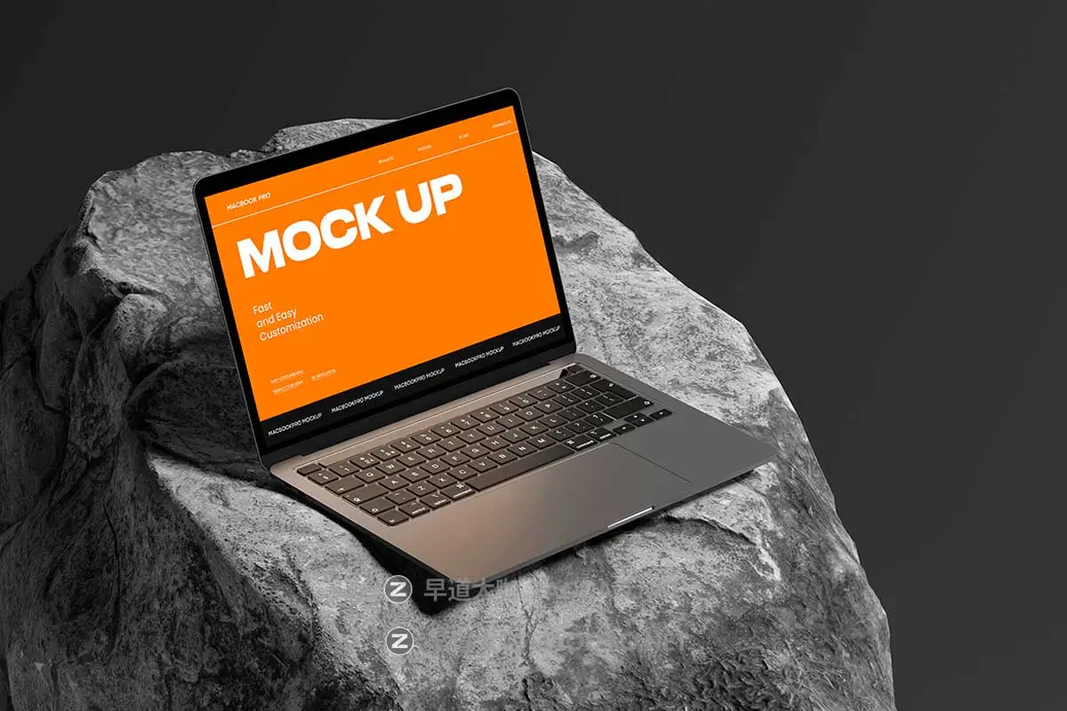 10款暗黑系岩石背景UI广告设计苹果MacBook Pro笔记本电脑贴图PSD样机模板 10 PSD Outdoor MacBook Pro Mockup插图10 10款暗黑系岩石背景UI广告设计苹果MacBook Pro笔记本电脑贴图PSD样机模板 10 PSD Outdoor MacBook Pro Mockup插图10