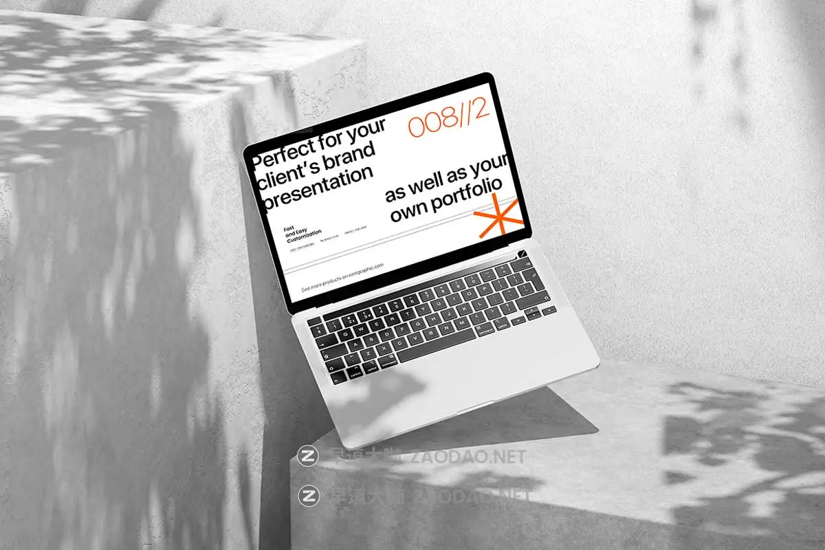 10款混凝土背景阴影UI广告设计苹果电脑MacBook笔记本展示PS贴图样机模板 10 PSD Minimalist MacBook Mockup插图6 10款混凝土背景阴影UI广告设计苹果电脑MacBook笔记本展示PS贴图样机模板 10 PSD Minimalist MacBook Mockup插图6