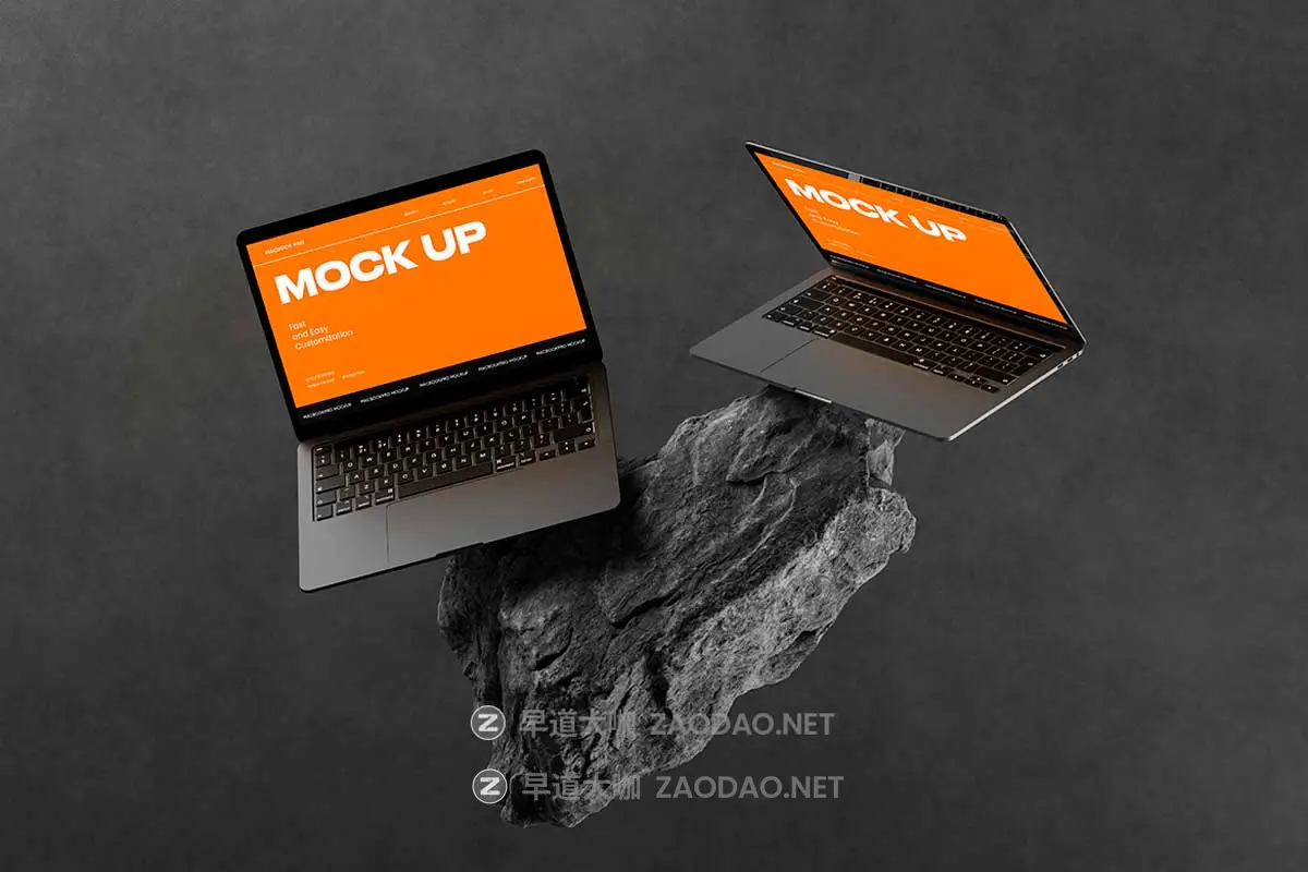 10款暗黑系岩石背景UI广告设计苹果MacBook Pro笔记本电脑贴图PSD样机模板 10 PSD Outdoor MacBook Pro Mockup插图1 10款暗黑系岩石背景UI广告设计苹果MacBook Pro笔记本电脑贴图PSD样机模板 10 PSD Outdoor MacBook Pro Mockup插图1
