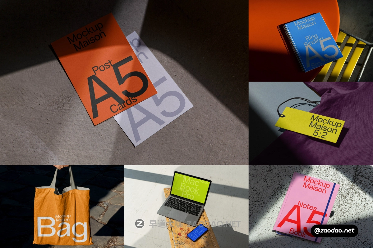 10款真实帆布袋画册相框海报笔记本吊牌iPad平板MacBook电脑Vi贴图PSD样机模板 Mockup.Maison – E Mockup Collection Vol 1插图 10款真实帆布袋画册相框海报笔记本吊牌iPad平板MacBook电脑Vi贴图PSD样机模板 Mockup.Maison – E Mockup Collection Vol 1插图