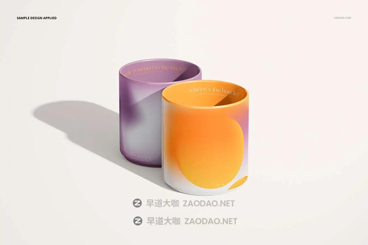 7款高级茶杯马克杯陶瓷杯印花图案VI设计PS展示贴图样机模板素材 Mug without Handle Mockup Set插图3 7款高级茶杯马克杯陶瓷杯印花图案VI设计PS展示贴图样机模板素材 Mug without Handle Mockup Set插图3