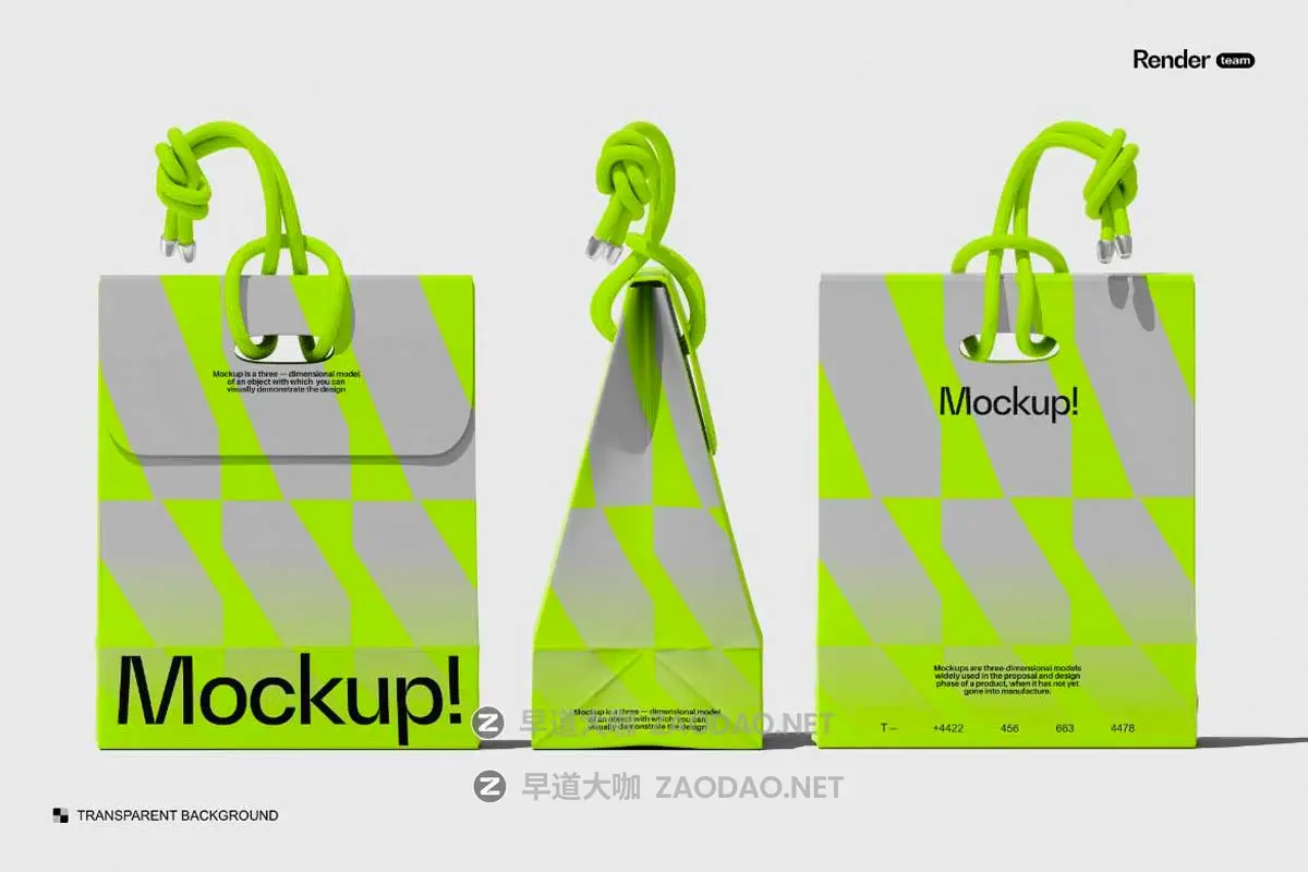 时尚食品外卖打包袋纸袋手提袋Vi设计展示效果图PS贴图样机MOCKUP模板素材 Paper Bag Mockup Set插图3 时尚食品外卖打包袋纸袋手提袋Vi设计展示效果图PS贴图样机MOCKUP模板素材 Paper Bag Mockup Set插图3