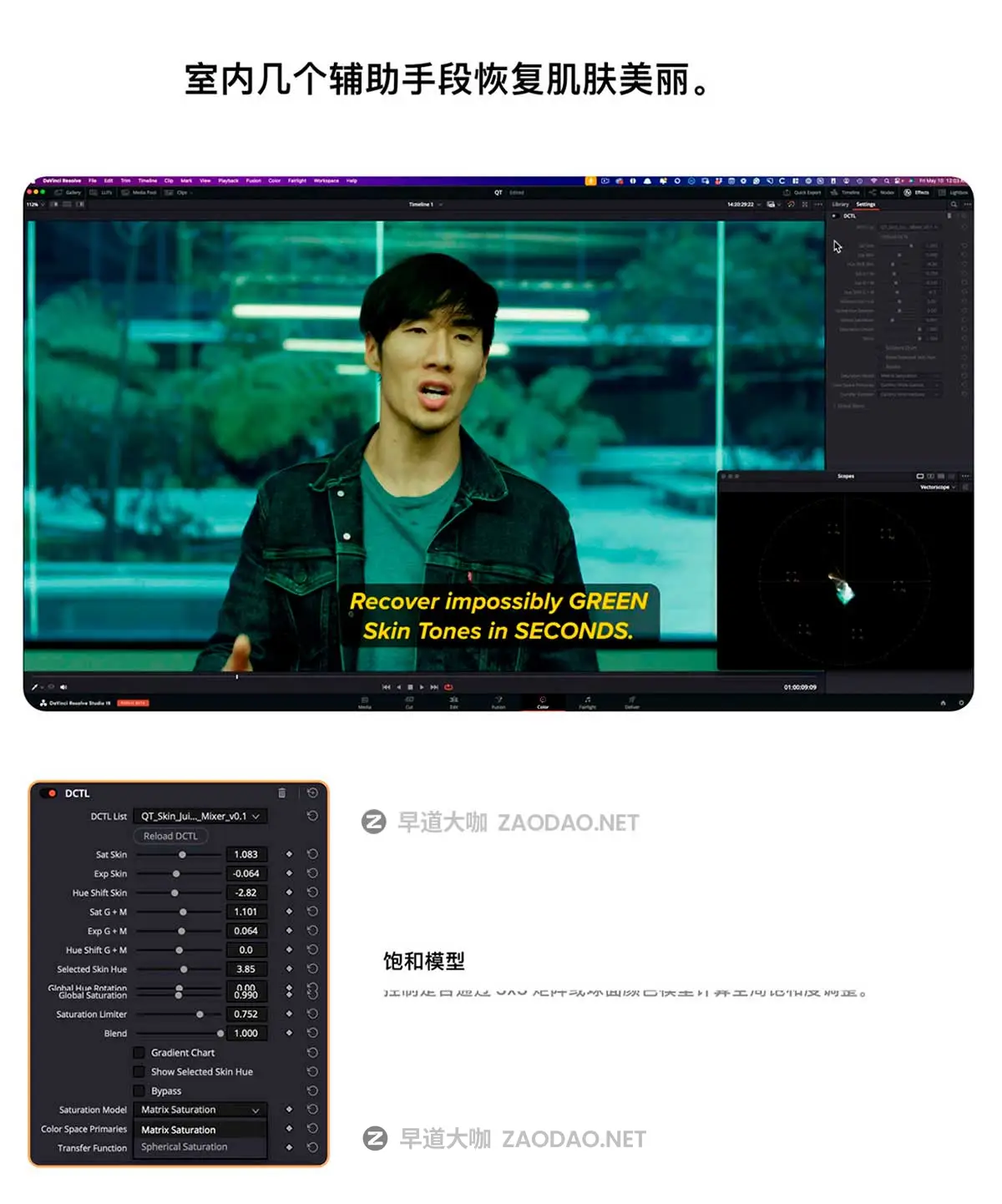 电影美学复古怀旧胶片Netflix级人像肤色调整润饰达芬奇调色DCTL插件 Qazi’s Toolkit – QT Skin Juice Mixer插图2 电影美学复古怀旧胶片Netflix级人像肤色调整润饰达芬奇调色DCTL插件 Qazi’s Toolkit – QT Skin Juice Mixer插图2
