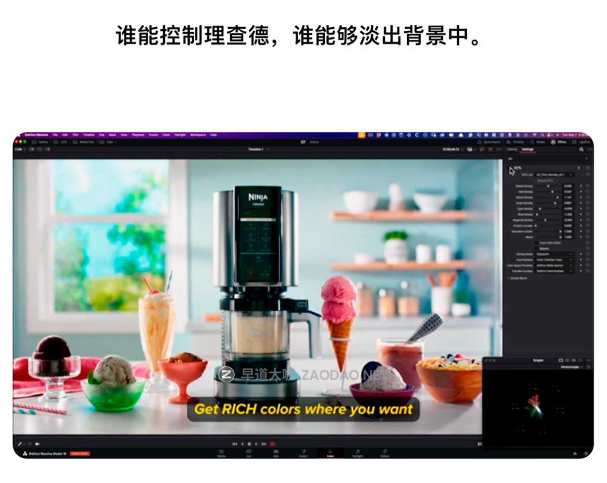 好莱坞电影级柔和色彩薄膜密度视频调色达芬奇DCTL插件 Qazi’s Toolkit – Film Density v1.1插图4 好莱坞电影级柔和色彩薄膜密度视频调色达芬奇DCTL插件 Qazi’s Toolkit – Film Density v1.1插图4