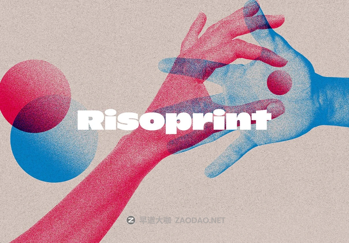 复古流行Riso印刷双重曝光颗粒燥点纹理照片效果PS特效滤镜插件样机模板 Risograph – Photoshop Effect插图 复古流行Riso印刷双重曝光颗粒燥点纹理照片效果PS特效滤镜插件样机模板 Risograph – Photoshop Effect插图