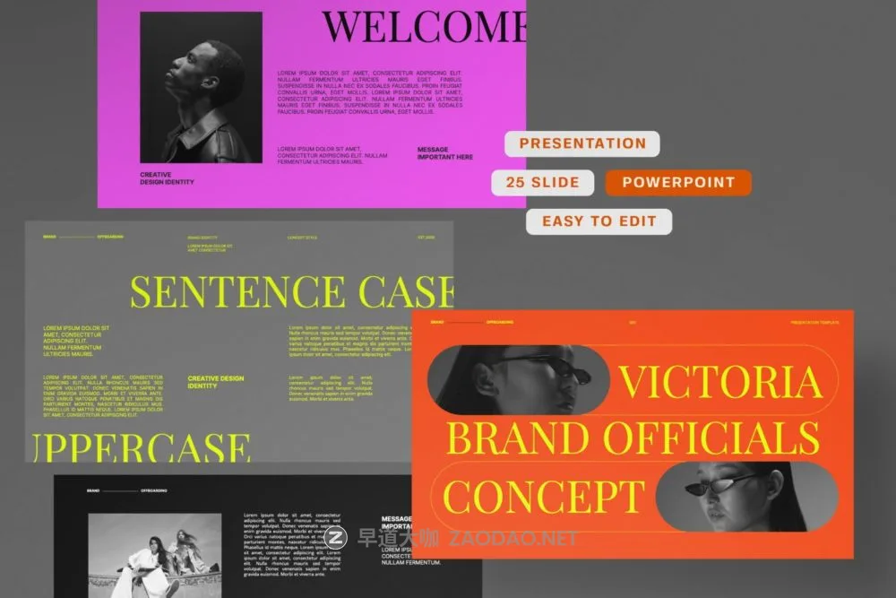 现代时尚品牌营销策划演示文稿设计ppt模版 Victoria Powerpoint Presentation插图 现代时尚品牌营销策划演示文稿设计ppt模版 Victoria Powerpoint Presentation插图