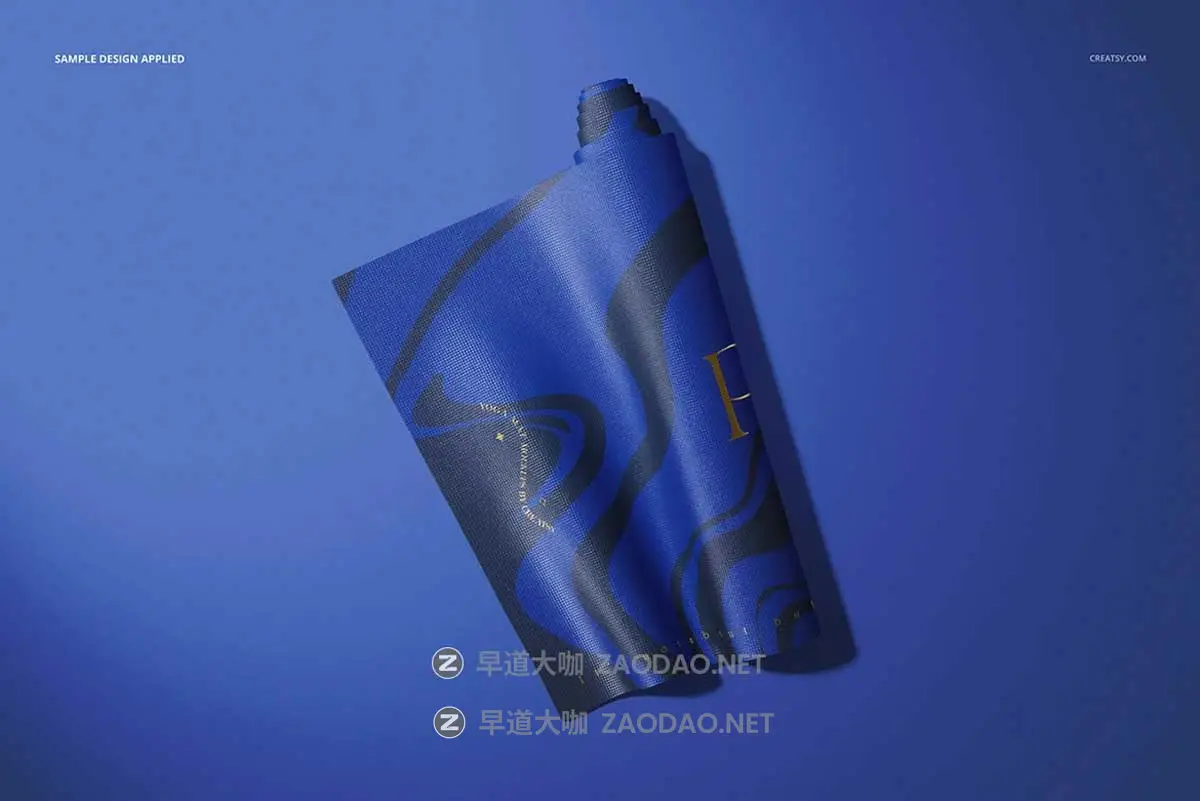 6款真实健身体操运动瑜伽垫地垫印花图案设计展示效果图PS贴图样机模板 Yoga Mat Mockup Set v.1插图5 6款真实健身体操运动瑜伽垫地垫印花图案设计展示效果图PS贴图样机模板 Yoga Mat Mockup Set v.1插图5