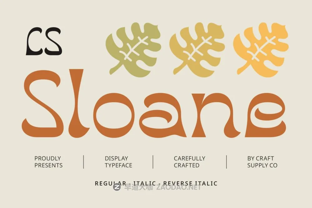 时尚复古逆反差品牌海报徽标设计无衬线英文字体安装包 Sloane – Reverse Contrast Font插图 时尚复古逆反差品牌海报徽标设计无衬线英文字体安装包 Sloane – Reverse Contrast Font插图