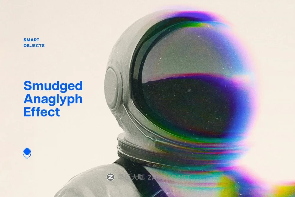 故障毛刺颗粒照片效果ps特效滤镜样机 Smudged Anaglyph Effect插图 故障毛刺颗粒照片效果ps特效滤镜样机 Smudged Anaglyph Effect插图