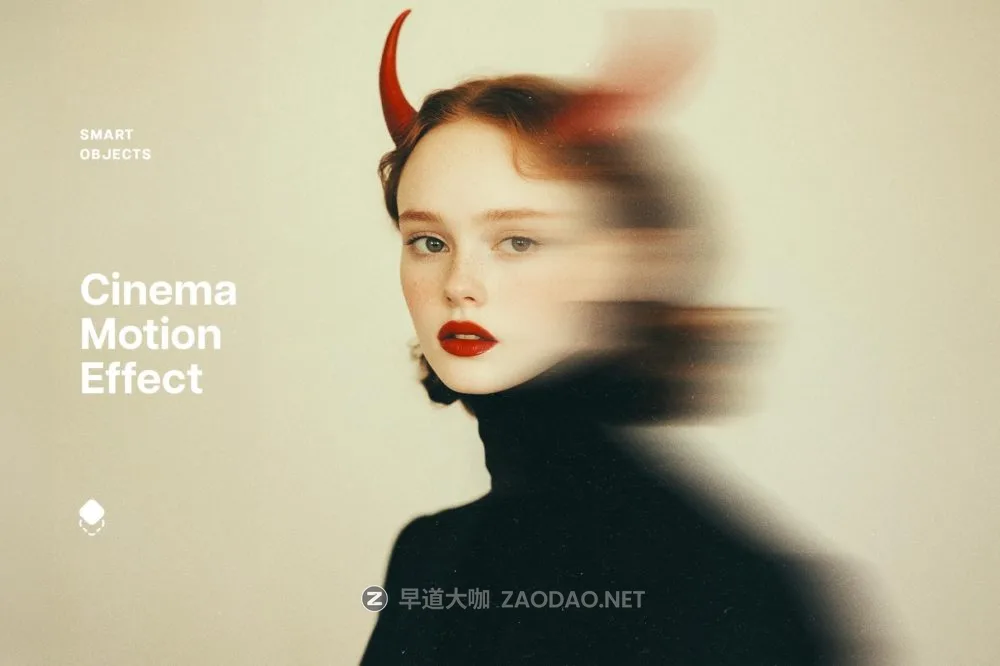 动感模糊粒状电影照片效果ps特效样机 Cinematic Motion Effect插图 动感模糊粒状电影照片效果ps特效样机 Cinematic Motion Effect插图