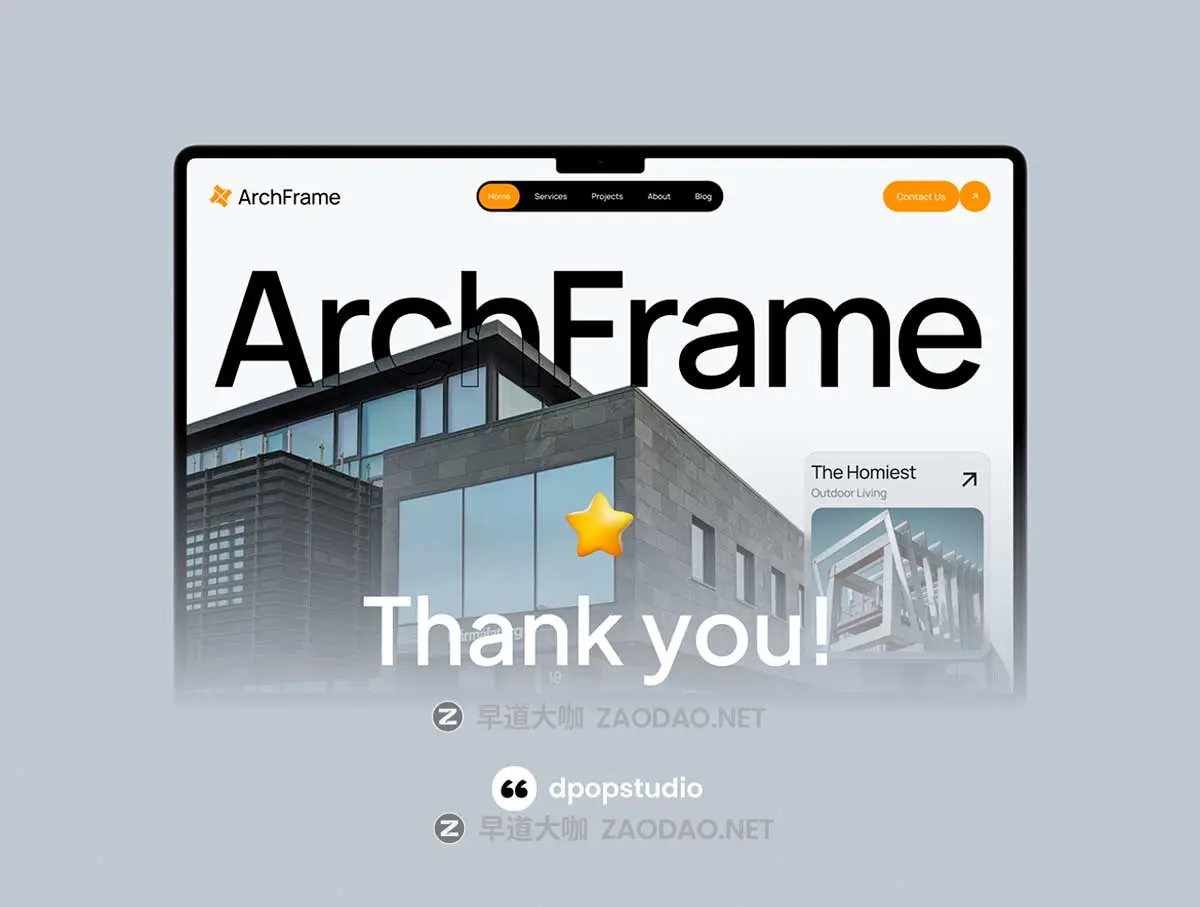 60+屏双配色响应式工程建筑设计公司作品集展示网站WEB UI界面设计Figma模板套件 ArchFrame – Architecture Website UI KIT插图9 60+屏双配色响应式工程建筑设计公司作品集展示网站WEB UI界面设计Figma模板套件 ArchFrame – Architecture Website UI KIT插图9