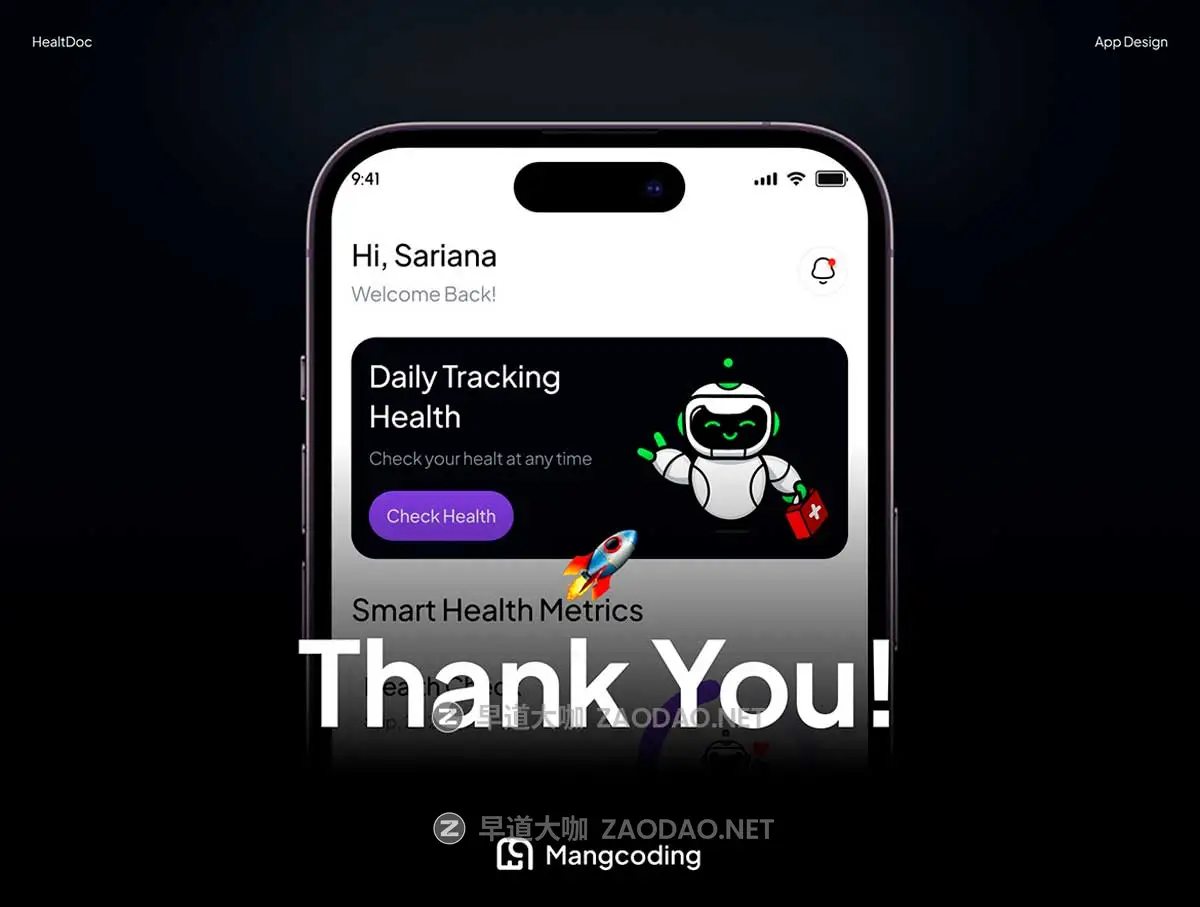 50+屏双配色AI智能健康医疗保健在线挂号就诊医院APP UI界面设计Figma模板素材 HealthDoc – HealthCare Application插图6 50+屏双配色AI智能健康医疗保健在线挂号就诊医院APP UI界面设计Figma模板素材 HealthDoc – HealthCare Application插图6