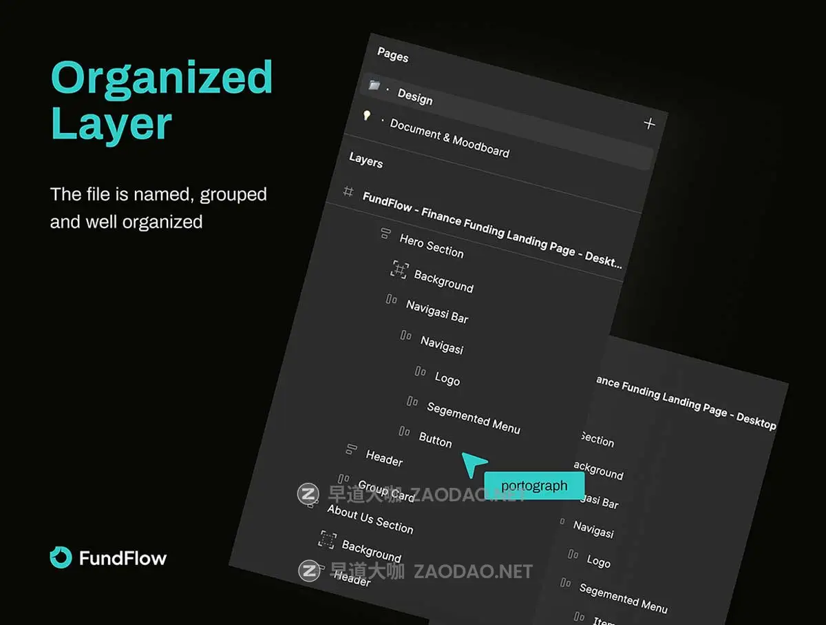响应式金融网络科技技术信息服务网站WEB UI界面设计Figma模板 FundFlow – Finance Funding Landing Page插图4 响应式金融网络科技技术信息服务网站WEB UI界面设计Figma模板 FundFlow – Finance Funding Landing Page插图4