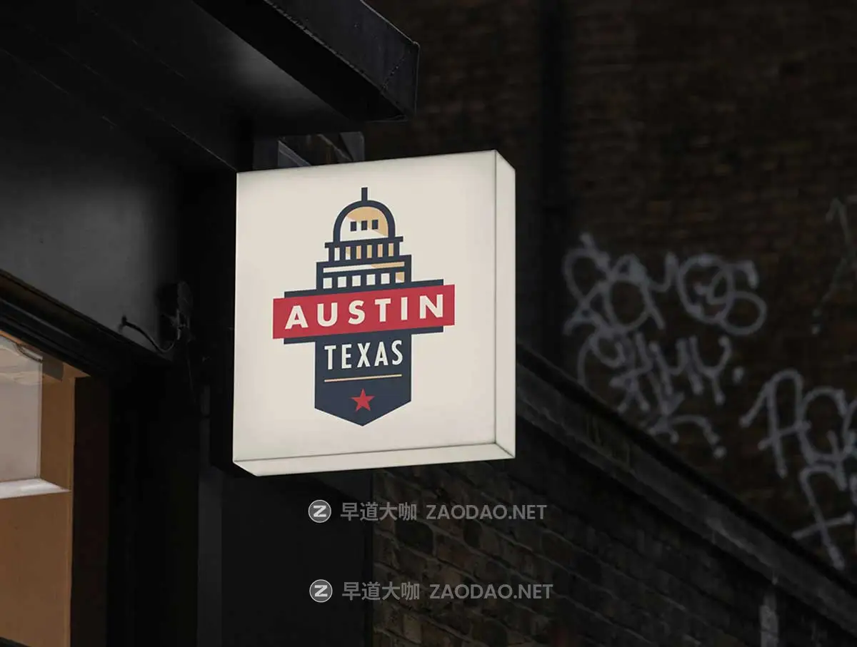 45款欧美风国外城市街头Logo徽标标牌灯箱设计PS展示贴图样机模板 Signs Logo Mockup插图37 45款欧美风国外城市街头Logo徽标标牌灯箱设计PS展示贴图样机模板 Signs Logo Mockup插图37