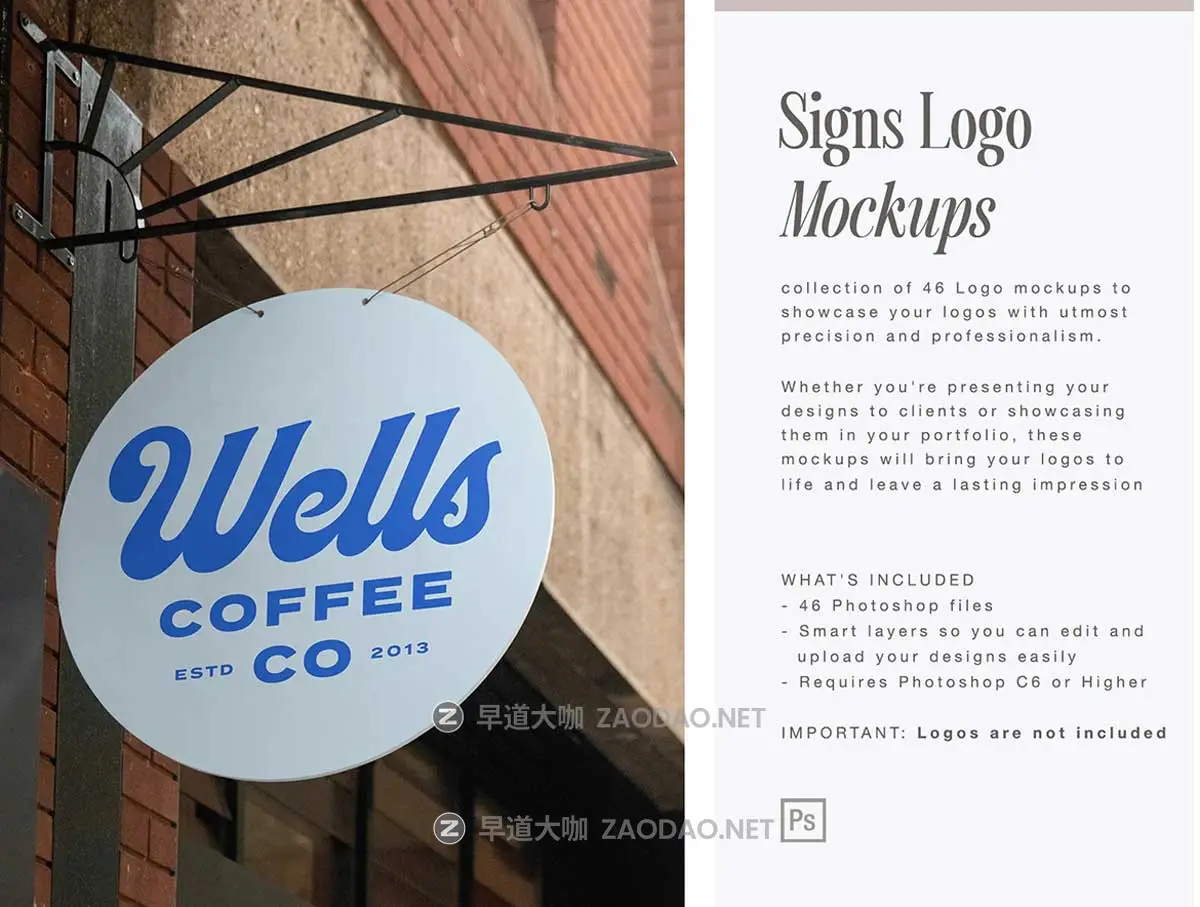 45款欧美风国外城市街头Logo徽标标牌灯箱设计PS展示贴图样机模板 Signs Logo Mockup插图5 45款欧美风国外城市街头Logo徽标标牌灯箱设计PS展示贴图样机模板 Signs Logo Mockup插图5