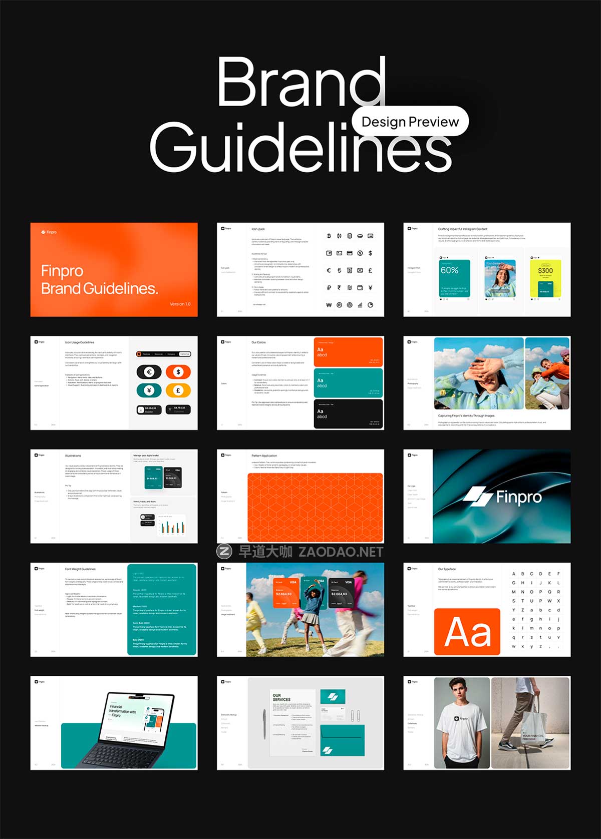 40+屏响应式SaaS数字银行服务网站WEB UI界面设计Figma模板+源码素材 Finpro – Creative Asset Bundle插图8