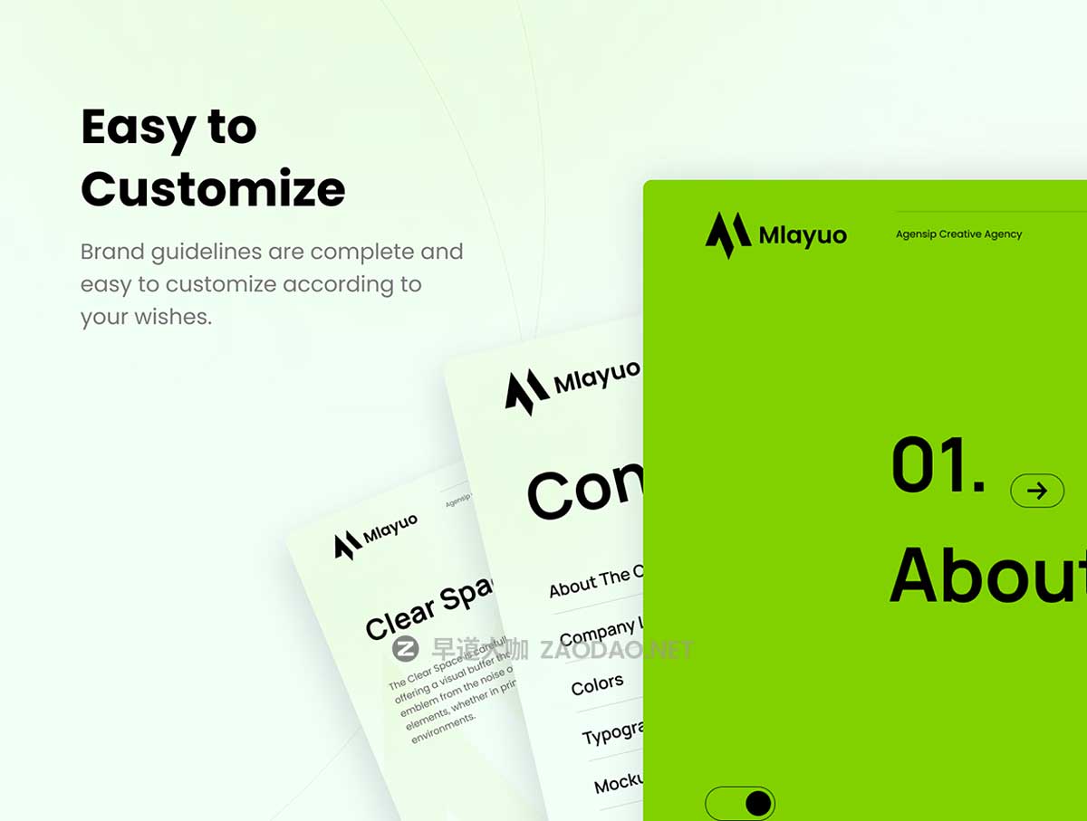 40+页多功能体育VI画册品牌指南手册设计Figma/Sketch/XD格式模板素材 Mlayuo – Sport Brand Guidelines插图4