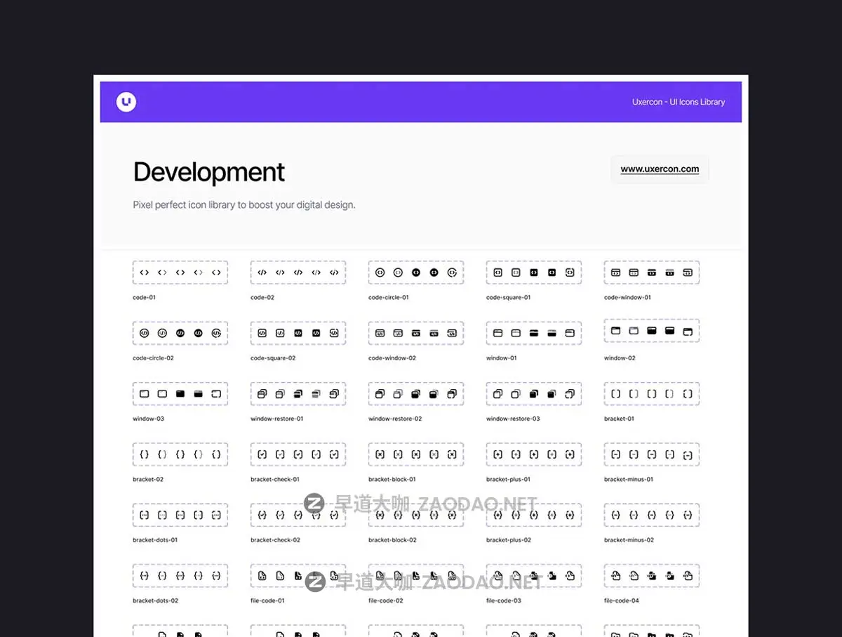 65款网站WEB&APP UI界面设计矢量线条Icons图标PNG/Figma格式素材 Developments – Uxercon Icon Pack插图5 65款网站WEB&APP UI界面设计矢量线条Icons图标PNG/Figma格式素材 Developments – Uxercon Icon Pack插图5