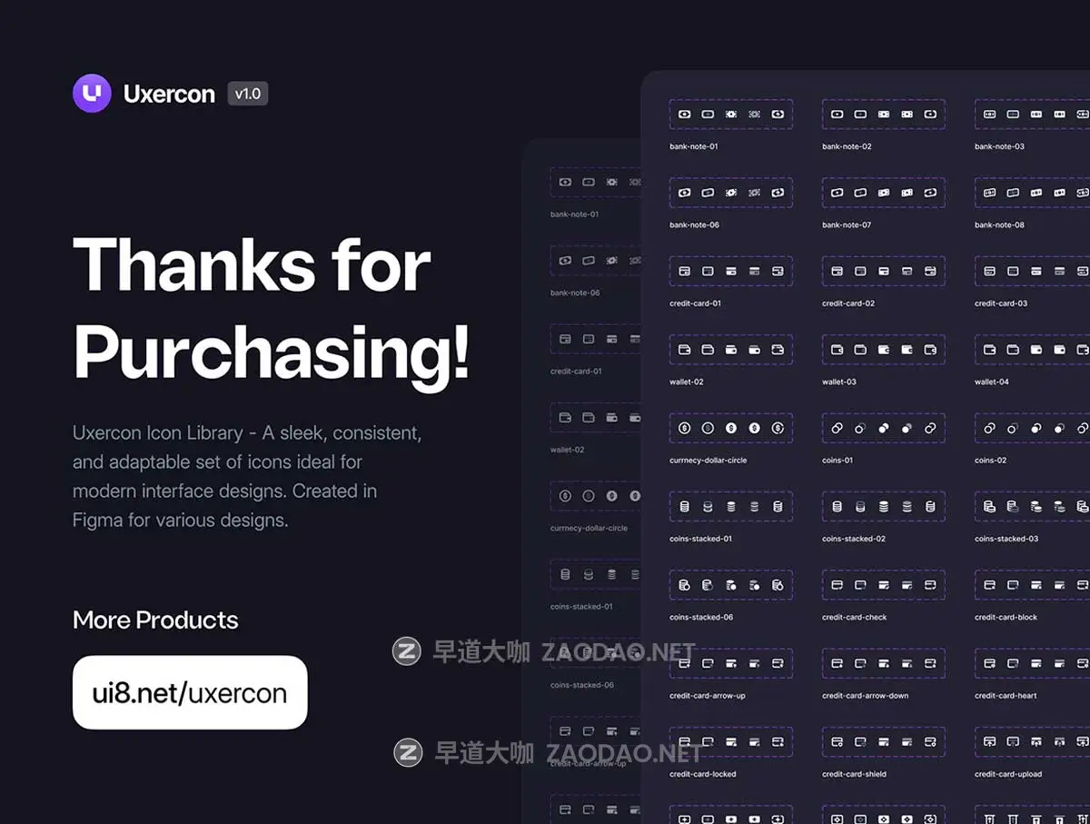 100款多功能财务金融支付理财网站WEB&APP UI界面矢量图标Icons设计Figma/PNG格式素材 Finance & Payment – Uxercon Icon Pack插图9 100款多功能财务金融支付理财网站WEB&APP UI界面矢量图标Icons设计Figma/PNG格式素材 Finance & Payment – Uxercon Icon Pack插图9