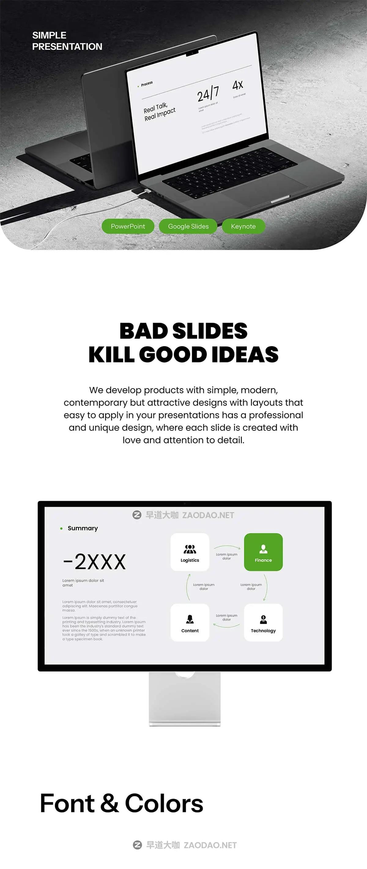 50+项目策划提案年度报表简报图文排版设计PPT/Keynote模板素材 S1mple Presentation Template插图6 50+项目策划提案年度报表简报图文排版设计PPT/Keynote模板素材 S1mple Presentation Template插图6