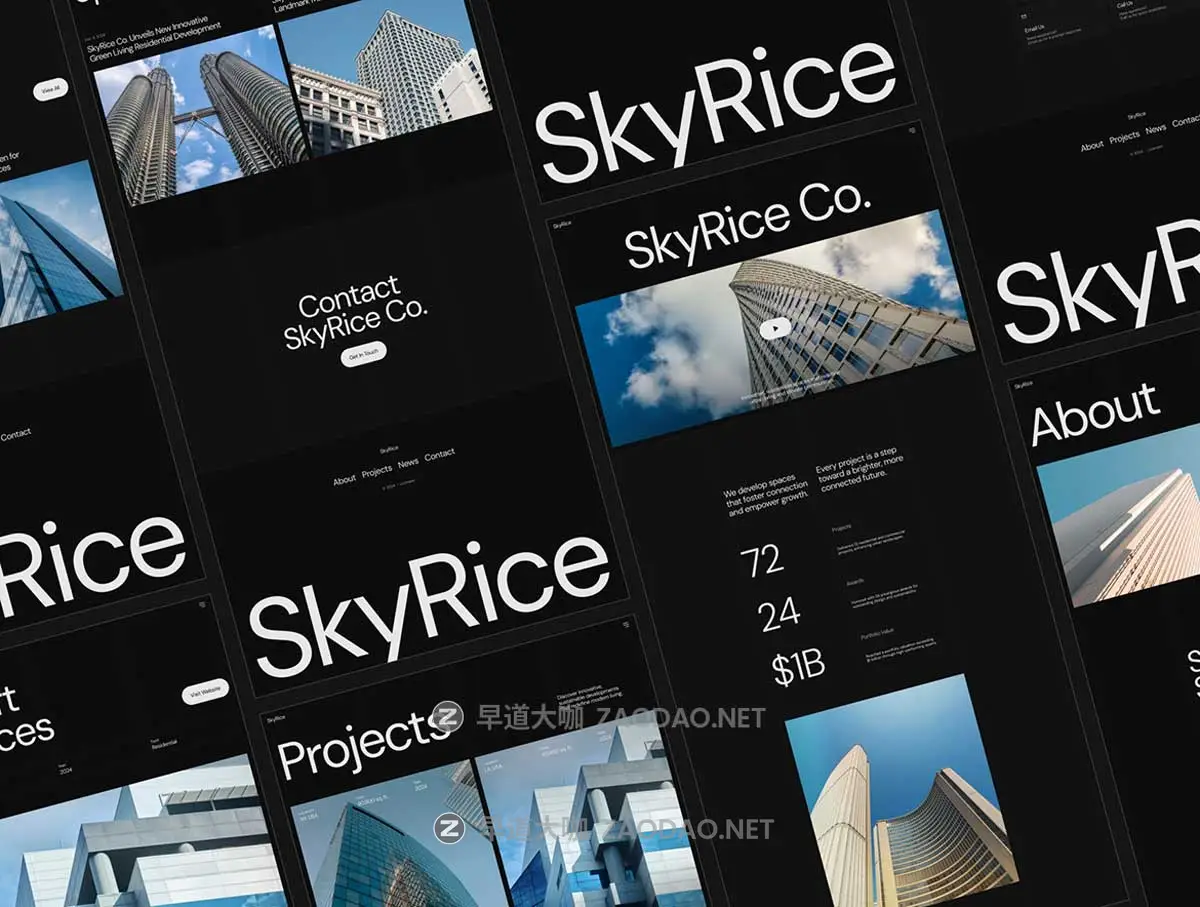 高级房地产开发商公司官网网站登录页面WEB UI设计Figma模板素材 SkyRice – Real Estate Company Website插图5 高级房地产开发商公司官网网站登录页面WEB UI设计Figma模板素材 SkyRice – Real Estate Company Website插图5