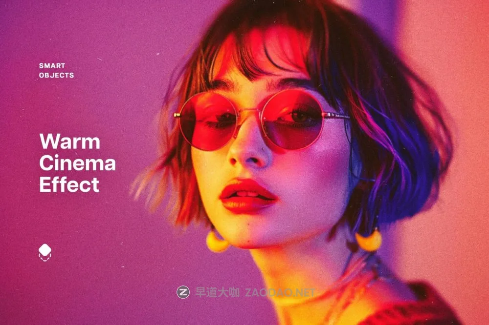 暖色颗粒燥点电影照片效果ps特效滤镜样机 Warm Cinema Photo Effect插图 暖色颗粒燥点电影照片效果ps特效滤镜样机 Warm Cinema Photo Effect插图