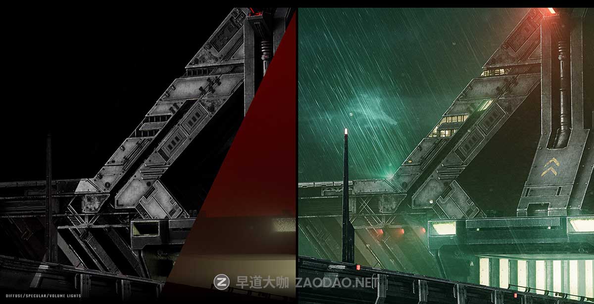 Substance Painter创建复杂科幻赛博朋克军事基地风环境场景An Unexpected Odyssey | EP.2- Environment Texturing With Substance Painter插图1 Substance Painter创建复杂科幻赛博朋克军事基地风环境场景An Unexpected Odyssey | EP.2- Environment Texturing With Substance Painter插图1