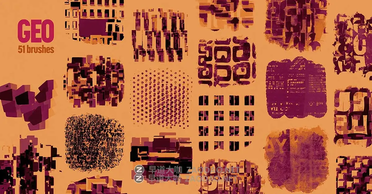 创意树叶树木木纹岩石云朵概念插画绘画效果procreate笔刷画笔素材Concept Megapack for Procreate插图5 创意树叶树木木纹岩石云朵概念插画绘画效果procreate笔刷画笔素材Concept Megapack for Procreate插图5